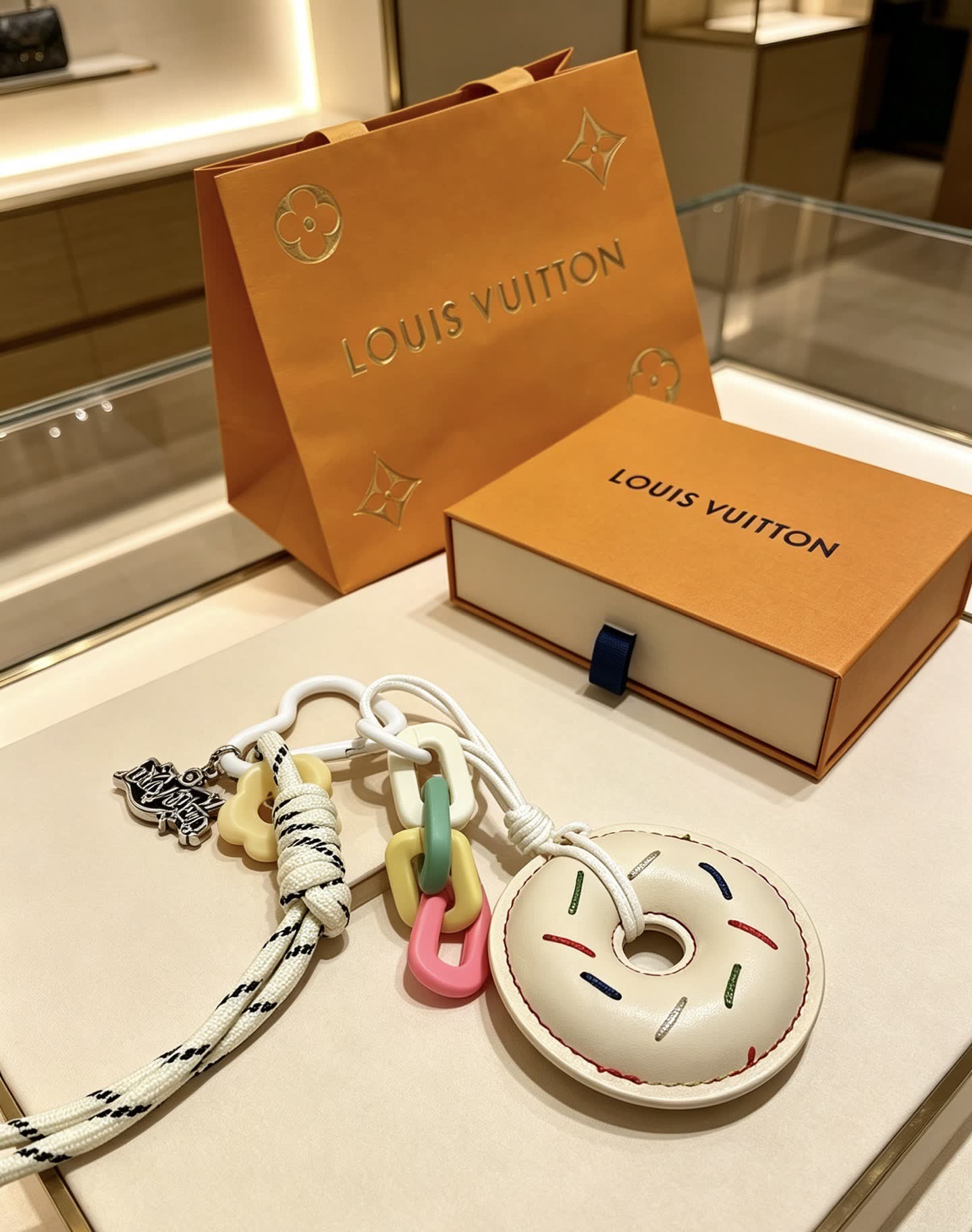 Louis Vuitton Donut Keychain